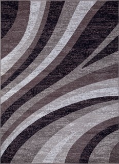 Ковер Сильвер (SILVER)  дизайн D234 GRAY-PURPLE, форма прямоугольник — фото 1