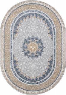 Ковер овальный Армина (ARMINA)  дизайн GA007N GREY / MULTI, форма овал — фото 1
