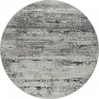 Ковер круглый Аматис (AMATIS)  дизайн 36556A GREY / GREY, форма круг — фото 1