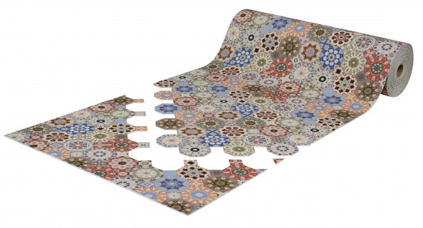 Ковровая дорожка вырезная icarpet PRINT антискользящая — фото 1