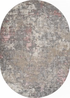 Ковер овальный Лиман (LIMAN)  дизайн F163 BEIGE-PINK, форма овал — фото 1
