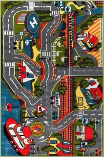Ковер детский Арт Кидс (ART KIDS)  дизайн LM 11 GREEN, форма прямоугольник — фото 1