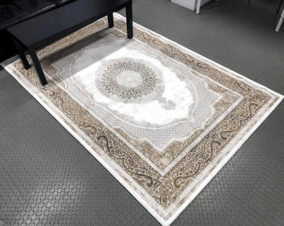 Ковер ПОРТФОЛИО  дизайн 04393B WHITE/BEIGE, форма прямоугольник — фото 1