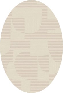 Ковер овальный Диос (DIOS)  дизайн F440 LIGHT CREAM, форма овал — фото 1