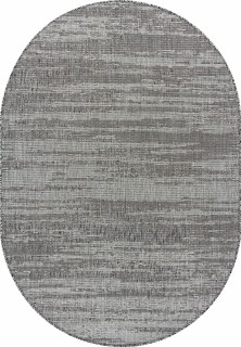Ковер овальный Каир (KAIR)  дизайн S143 DARK-GRAY, форма овал — фото 1