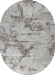 Ковер овальный Вера (VERA)  дизайн 40769A D.BEIGE / BEIGE, форма овал — фото 1