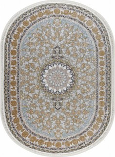Ковер овальный Машад 1200 (MASHAD 1200)  дизайн G129 FI, форма овал — фото 1