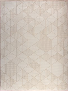 Ковер Адалин (ADALIN)  дизайн 00023A  BEIGE / WHITE, форма прямоугольник — фото 1
