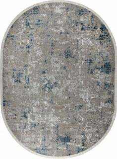 Ковер овальный Авангард (AVANGARD)  дизайн 36941A BLUE / BEIGE, форма овал — фото 1