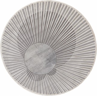 Ковер круглый SAFIR  дизайн 00837G GREY / GREY, форма круг — фото 1