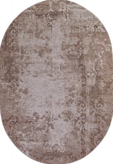 Ковер овальный Армина (ARMINA)  дизайн 03708A BROWN / BROWN, форма овал — фото 1