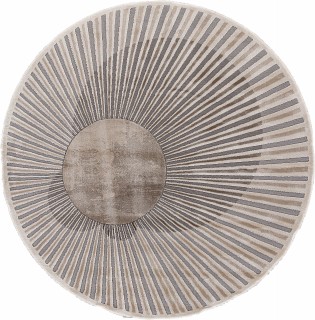 Ковер круглый SAFIR  дизайн 00837С GREY / BROWN, форма круг — фото 1