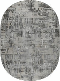 Ковер овальный Вера (VERA)  дизайн 37847C GREY / L.GREY, форма овал — фото 1