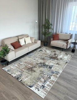 Ковер БЬЯНКА  дизайн D051A - CREAM SHIRINK / VIZON FDY, форма прямоугольник — фото 1
