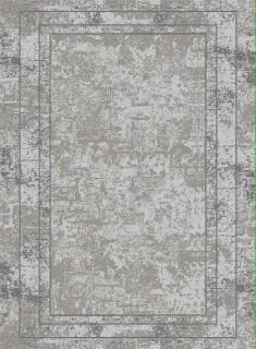 Ковер Лора (LORA)  дизайн 8070G GREY / GREY, форма прямоугольник — фото 1
