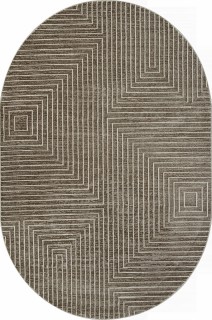 Ковер овальный SIROCCO  дизайн E256AL BROWN / BEIGE, форма овал — фото 1