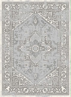 Ковер Лора (LORA)  дизайн 8083G GREY / GREY, форма прямоугольник — фото 1