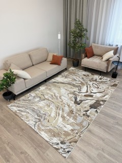 Ковер БЬЯНКА  дизайн D007A - CREAM SHIRINK / VIZON FDY, форма прямоугольник — фото 10