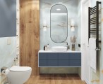 Керамогранит Laparet Onyx Dawn Sky голубой полированный — фото 2