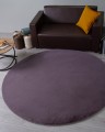 Ковер круглый Раббит люкс (RABBIT LUXE)  дизайн PX2001 GRAY, форма круг — фото 2