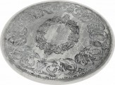 Ковер круглый Аматис Люкс (AMATIS LUX)  дизайн 36567A GREY / GREY, форма круг — фото 2