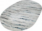 Ковер овальный Клеопатра (KLEOPATRA)  дизайн 38462A BLUE FLS / L.GREY, форма овал — фото 2