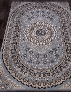 Ковер Сиерра (SIERRA)  дизайн D504 BLUE-BROWN, форма прямоугольник — фото 2