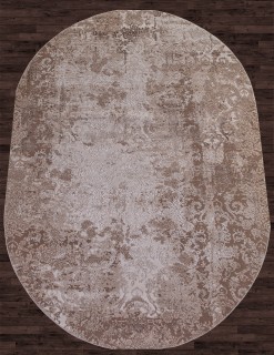 Ковер овальный Армина (ARMINA)  дизайн 03708A BROWN / BROWN, форма овал — фото 2
