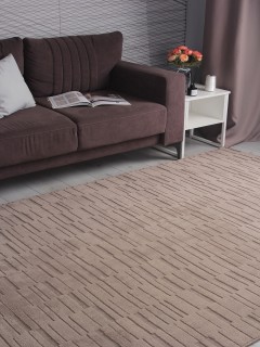 Ковер Аура (AURA)  дизайн PX3009 BEIGE, форма прямоугольник — фото 2