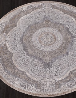 Ковер круглый Армина (ARMINA)  дизайн 03880C GREY / BROWN, форма круг — фото 2