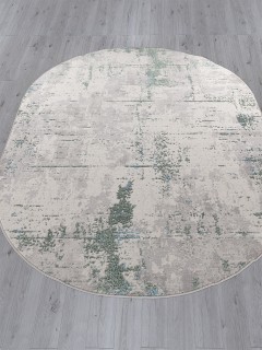 Ковер овальный Лиман (LIMAN)  дизайн F169 CREAM-D.GREEN, форма овал — фото 2