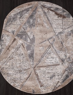 Ковер овальный Армина (ARMINA)  дизайн 04022C GREY / BROWN, форма овал — фото 2