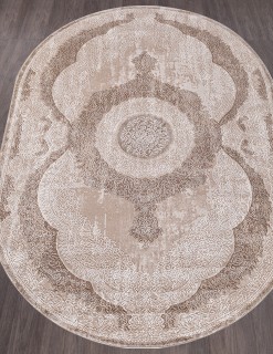 Ковер овальный Армина (ARMINA)  дизайн 03880B BROWN / BROWN, форма овал — фото 2