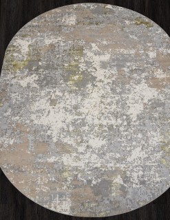 Ковер овальный Лиман (LIMAN)  дизайн F163 CREAM-GREEN, форма овал — фото 2