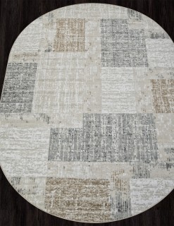 Ковер овальный Куба (CUBA)  дизайн F387 BEIGE, форма овал — фото 2
