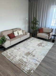 Ковер БЬЯНКА  дизайн D051A - CREAM SHIRINK / VIZON FDY, форма прямоугольник — фото 2