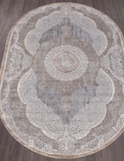 Ковер овальный Армина (ARMINA)  дизайн 03880C GREY / BROWN, форма овал — фото 2