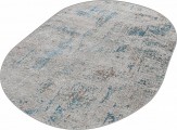 Ковер овальный Элиза (ELIZA)  дизайн 38549A BLUE FLS / CREAM FLS, форма овал — фото 3