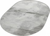 Ковер овальный Вера (VERA)  дизайн 40654A GREY / L.GREY, форма овал — фото 3