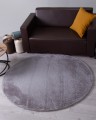 Ковер круглый Раббит люкс (RABBIT LUXE)  дизайн PX2001 SILVER, форма круг — фото 3