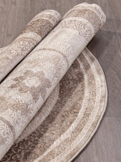 Ковер круглый Армина (ARMINA)  дизайн 04037A BROWN / BROWN, форма круг — фото 3