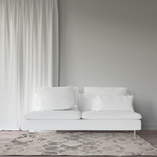 Ковер Аматис (AMATIS)  дизайн 36444B CREAM / CREAM, форма прямоугольник — фото 3