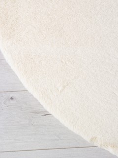 Ковер круглый Раббит люкс (RABBIT LUXE)  дизайн PX2001 CREAM, форма круг — фото 3