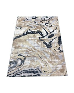 Ковер БЬЯНКА  дизайн D007A - CREAM SHIRINK / BLUE FDY, форма прямоугольник — фото 3