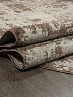 Ковер овальный Торнадо (TORNADO)  дизайн F303 - BEIGE-BROWN, форма овал — фото 3