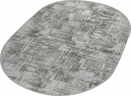 Ковер овальный Вера (VERA)  дизайн 37847C GREY / L.GREY, форма овал — фото 3