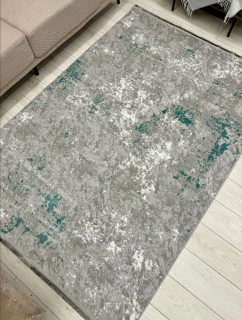 Ковер Афина  дизайн 0900A GREY / D.GREEN, форма прямоугольник — фото 3