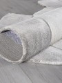 Ковер круглый SAFIR  дизайн 00836G GREY / GREY, форма круг — фото 4