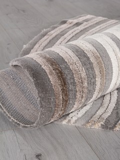 Ковер круглый SAFIR  дизайн 00835С GREY / BROWN, форма круг — фото 4