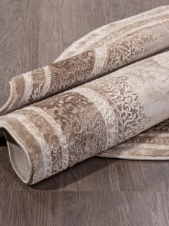 Ковер круглый Армина (ARMINA)  дизайн 04037A BROWN / BROWN, форма круг — фото 4